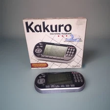 Kakuro Electronic Handheld Puzzle Game In Box By Excalibur- Travel Game Fun
