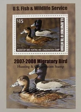 2007 Federal Duck Stamp Mini-Sheet - RW74b