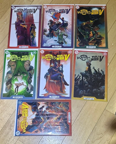 DC vs. Vampires: World War V #3 4 5 6 8 9 10 LOT of 7 DC Comics 1st Prints NM