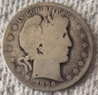 1896 O Barber Silver Half Dollar New Orleans Mint