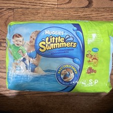 Huggies Little Swimmers Swim Diapers S-P 16-26 LB 12 Count Disney Multicolor