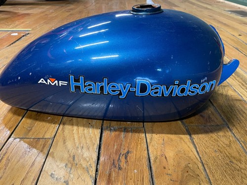 AMF Harley-Davidson Superglide Gas Tank 1977 FXE Vivid Blue