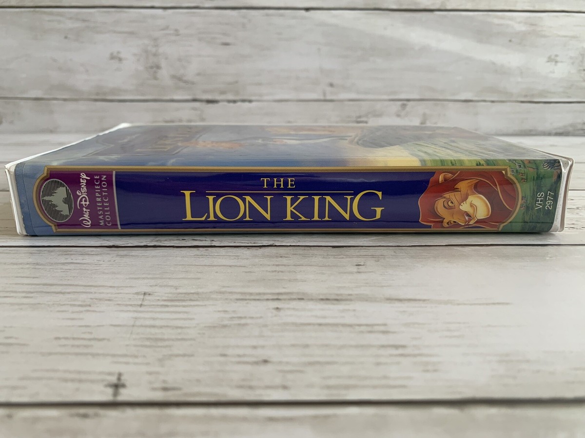 Vintage Walt Disney Lion King Masterpiece Collection VHS 1995 # 7