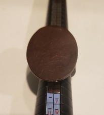 Coconut wood ring, brown, size 8.75