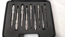 Whitney Tool 9 Piece 5" Tap Extension Set #0 to 1/2" 96119