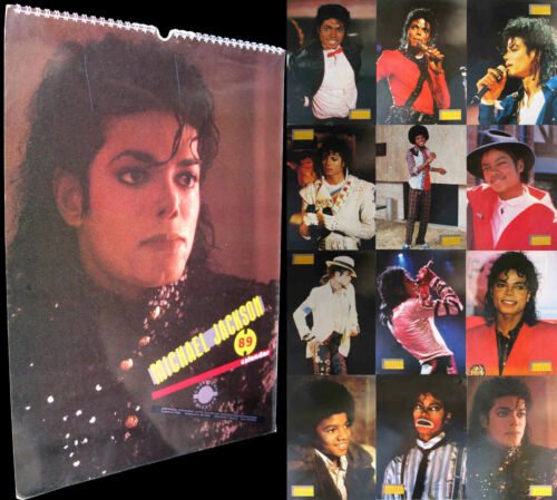 Michael Jackson Calendrier 1989 Calendar Kalender Poster Posters - Photo 1/1