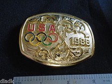 1988 Olympics Belt Buckle
