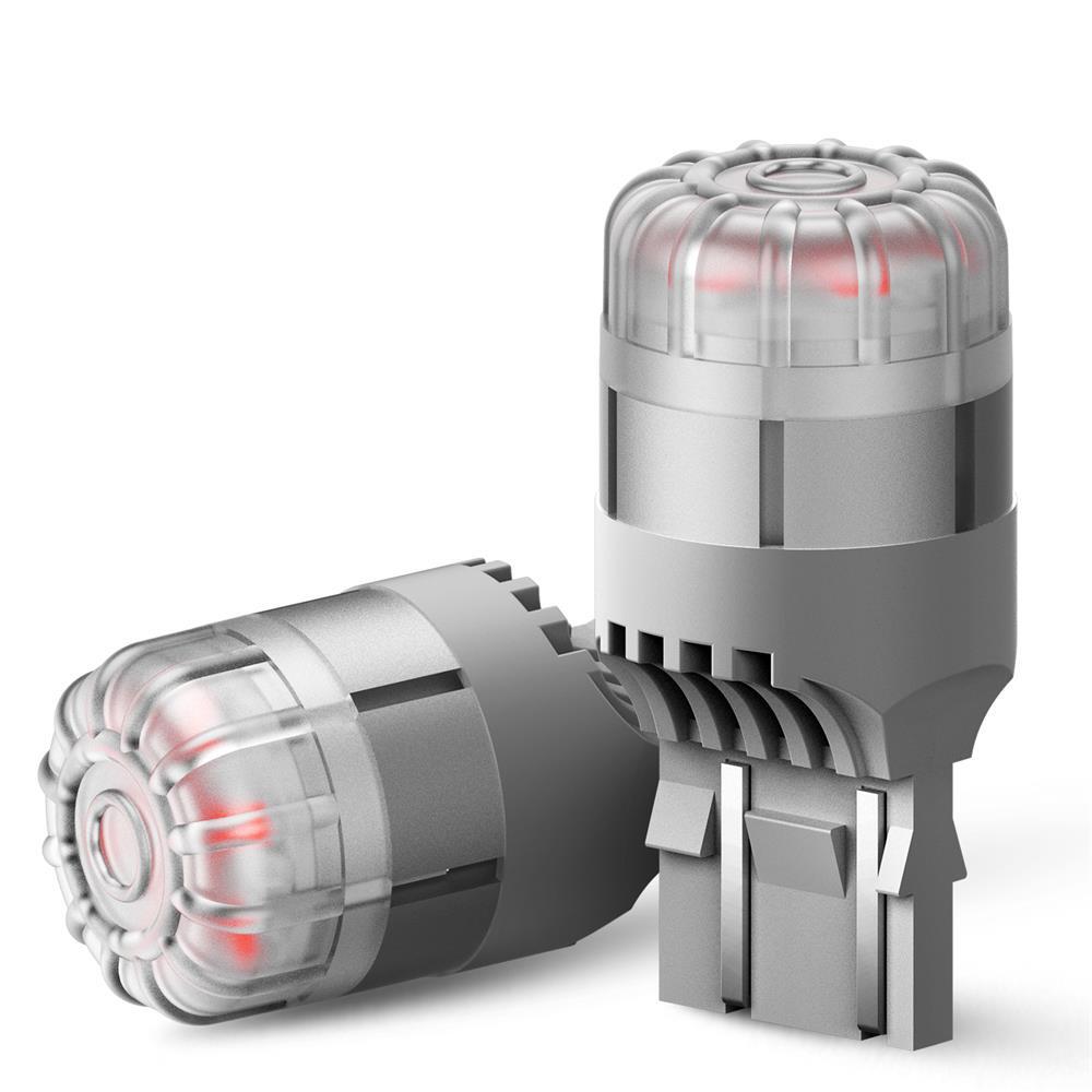 AUXITO 7443R 7440 Red High Power LED Brake Tail and Parking Light Bulbs 1KG9T