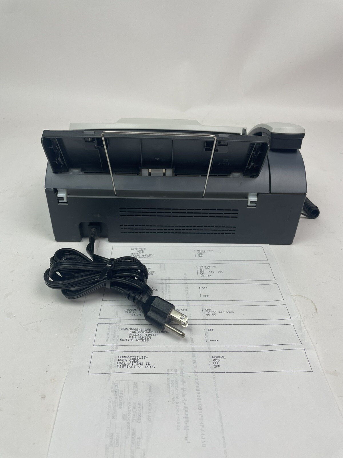 Brother FAX575 Personal Fax Machine with Phone and Copier 12502612278