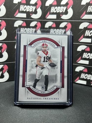 Brock Bowers #4 2024 Panini National Treasures Collegiate card