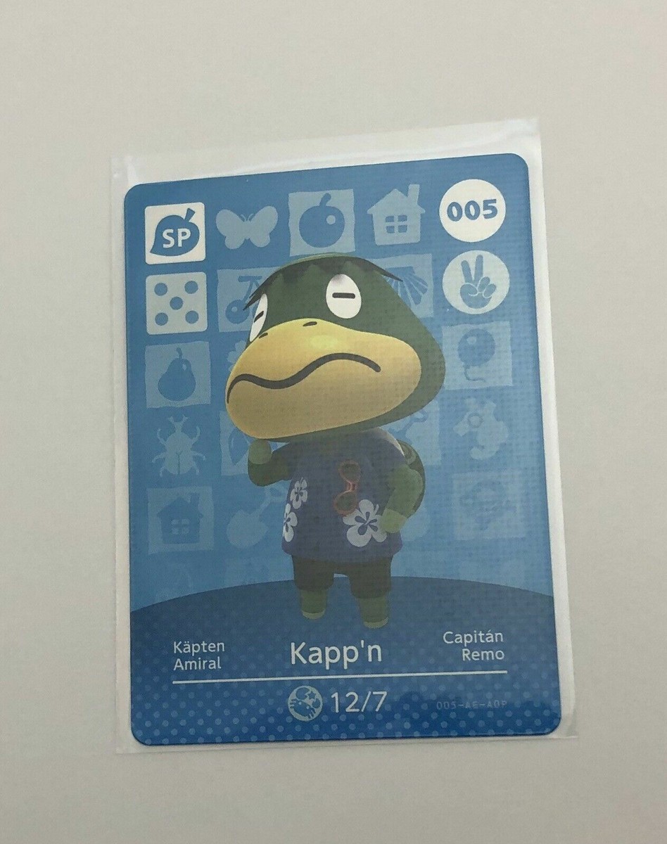 Amiibo Animal Crossing Amiral (Captain) – Neuf Dans Sa Boîte – Figurine Nintendo