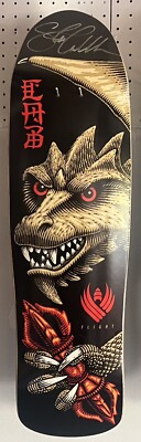 Steve Caballero Signed Powell Peralta Flight Skateboard Deck W/ Berrics Seal