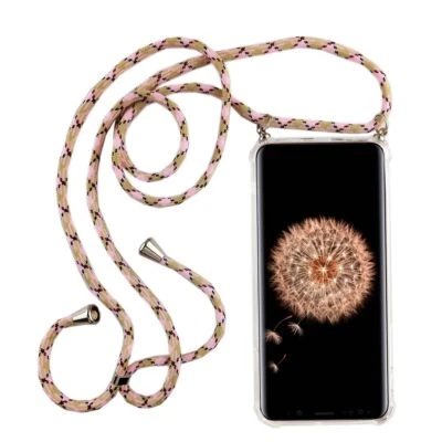 Handykette pour Samsung Galaxy S9 Avec Ruban Coque À Accrocher Corde Rose Neuf - Photo 1/4