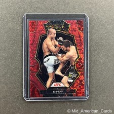 2023 Panini Select B.J. Penn Red Disco Premier Level #145 Lightweight /99