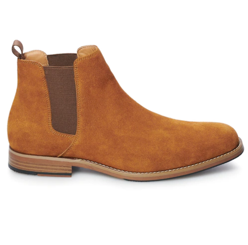 Suede Chelsea Boots Whiskey 
