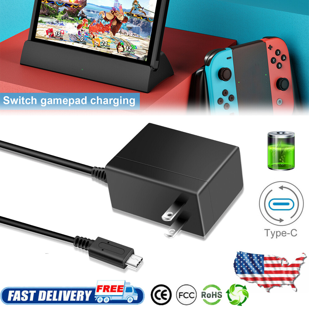 Type C Cable 5V/15V For Nintendo Switch or Dock Charging Wall