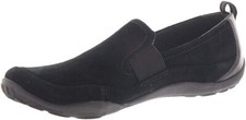 Clarks Collection Haley Park Loafer Flat, Black Suede Women Size 6 M NEW