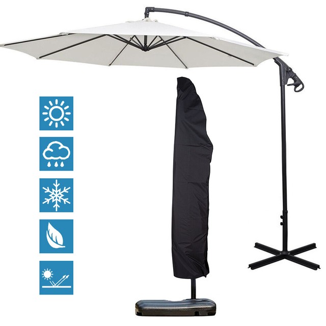 Patio Umbrella Covers Cover Heavy Duty Waterproof Outdoor Offset Cantilever For For Sale Online Ebay