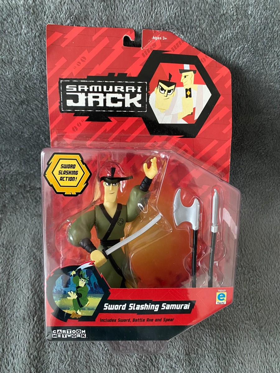 Samurai Jack SWORD SLASHING SAMURAI 2004 Figure Sealed Equity