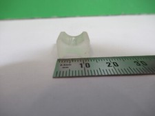 OPTICAL RECTANGULAR PLANO CONCAVE LENS OPTICS AS PICTURED 80-B-13