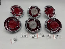 1961 Impala Ful-Size Tail Light & Back up lens Assembly Set