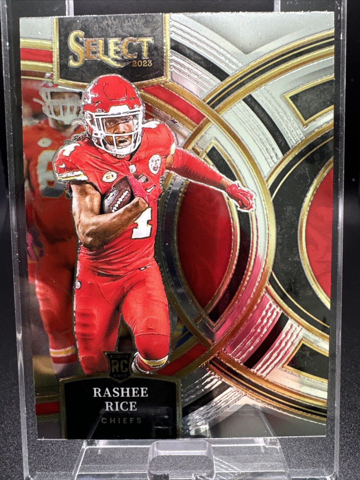 Rashee Rice 2023 Panini Select RC Rookie Premier Level #132 SILVER Prizm Chiefs
