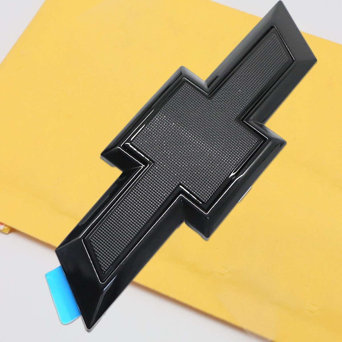 Front Rear Bowtie Badges Gloss Black Bowtie Emblems For 2016-2024 Chevrolet Camaro &ndash; Front Grill &amp; Rear Tailgate Set Chevy Camaro Bowtie Emblem