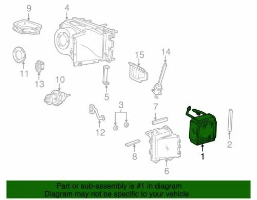 Novo fabricante de equipamento original Ford 1994-2019 F-350 Econoline Wagon A/C evaporador núcleo 6C2Z-19860-B - Imagem 2 de 2