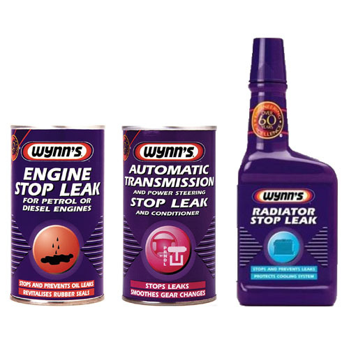WYNNS 3 Pack ENGINE + AUTO GEAR BOX POWER STEERING + RADIATOR STOP LEAK