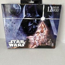 Disney Star Wars Men's 12 Days of Socks Advent Calendar Size 6-12 - NIB