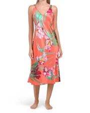 N NATORI Water Lily Long Gown size S 