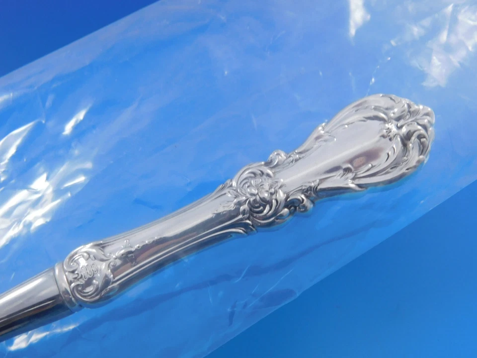 Cucharón de sopa de plata esterlina Borgoña por Reed and Barton HHWS hecho a medida 11 1/8" Foto 3 de 4