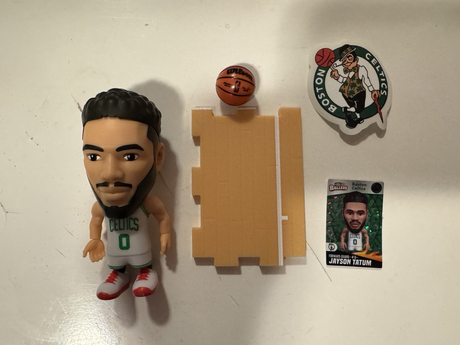 Zuru 5 Surprise NBA Ballers Jayson Tatum Celtics White Jersey 2024 Mini Figure