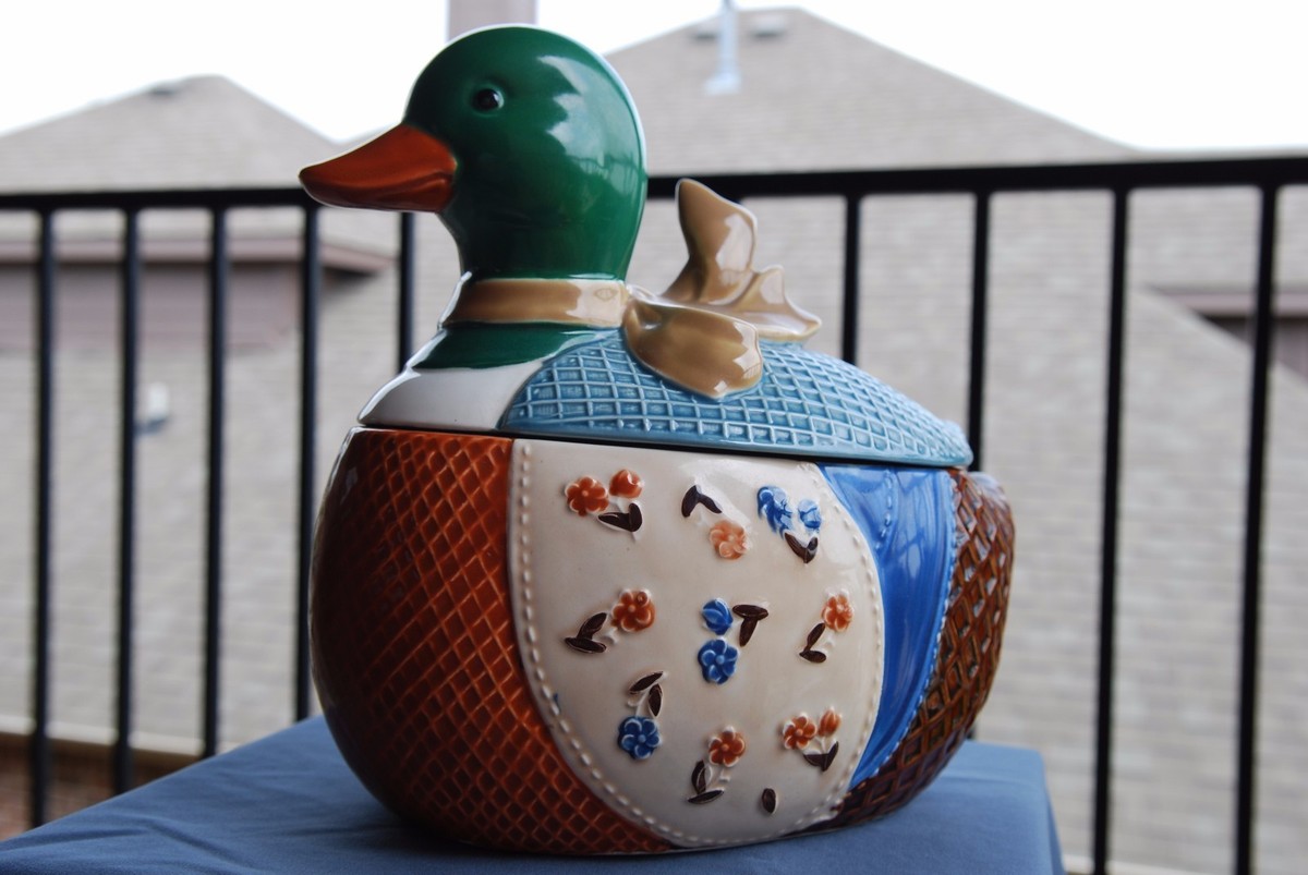CSC Mallard Duck Cookie Jar 10