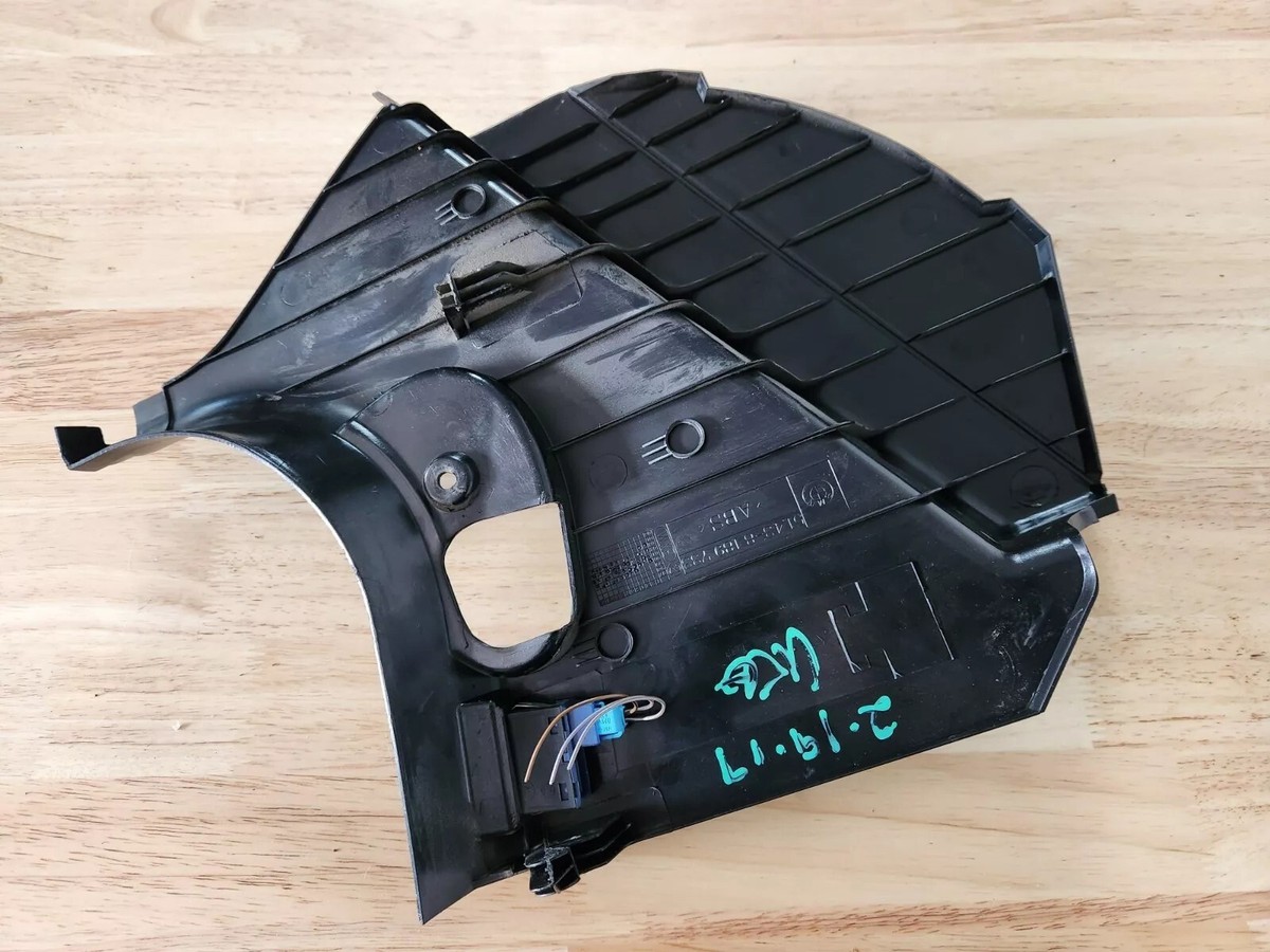  E46 左足元　プラスチック製カバー 51438189735 51 43 8 189 733 oem Bmw E46 3 series black plastic Foot rest in