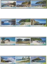 Norfolk Island 2013 & 2014 - Shorelines - Complete Set of 12 - MNH