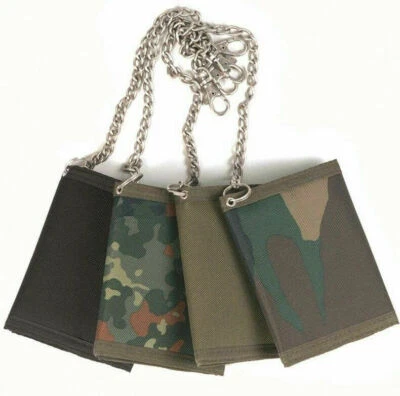 Mil-Tec Geldbörse mit Sicherheitskette Portemonnaie Portmonee Brieftasche Börse