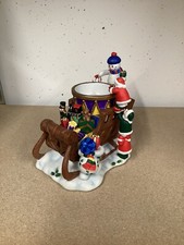 PartyLite Weihnachtsschlitten Teelichthalter und Duftlampe P8538