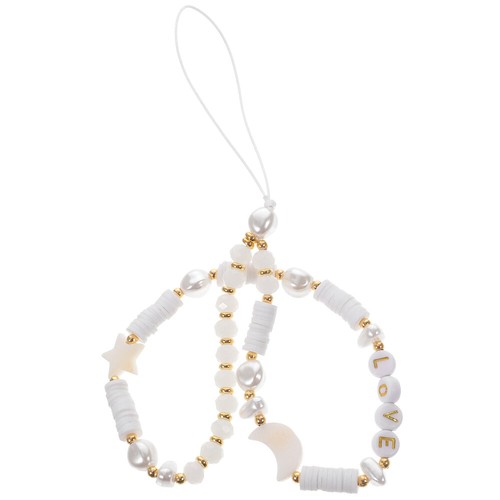 Soft Clay Mobile Phone Chain Beaded Wrist Strap Cute Star Lanyard - 第 2/53 張圖片