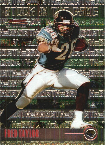 Fred Taylor [Refractor] #S10 1999 Bowman Chrome Stock in the Game card