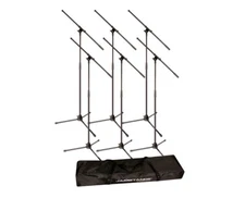 Ultimate Support JamStands JS-MCFB6PK 6-Pack Tripod Mic/Microphone Boom Stand
