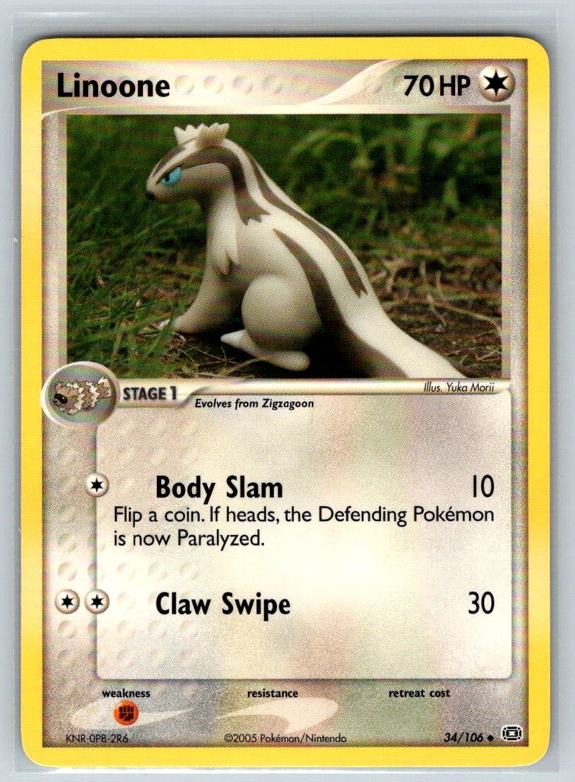 Linoone 34/106 Emerald Regular NM Yuka Morii Ar