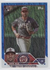 2023 Topps Update Blue Foil 412/999 Jake Alu #US25 05v0