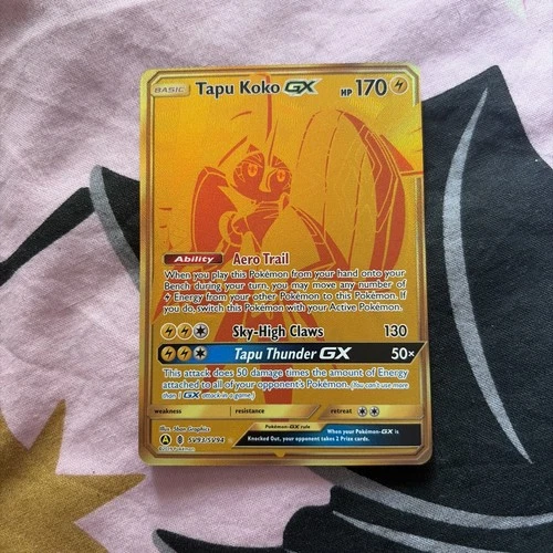Pokemon Hidden Fates Shiny GX Tapu Koko Shiny Vault SV93