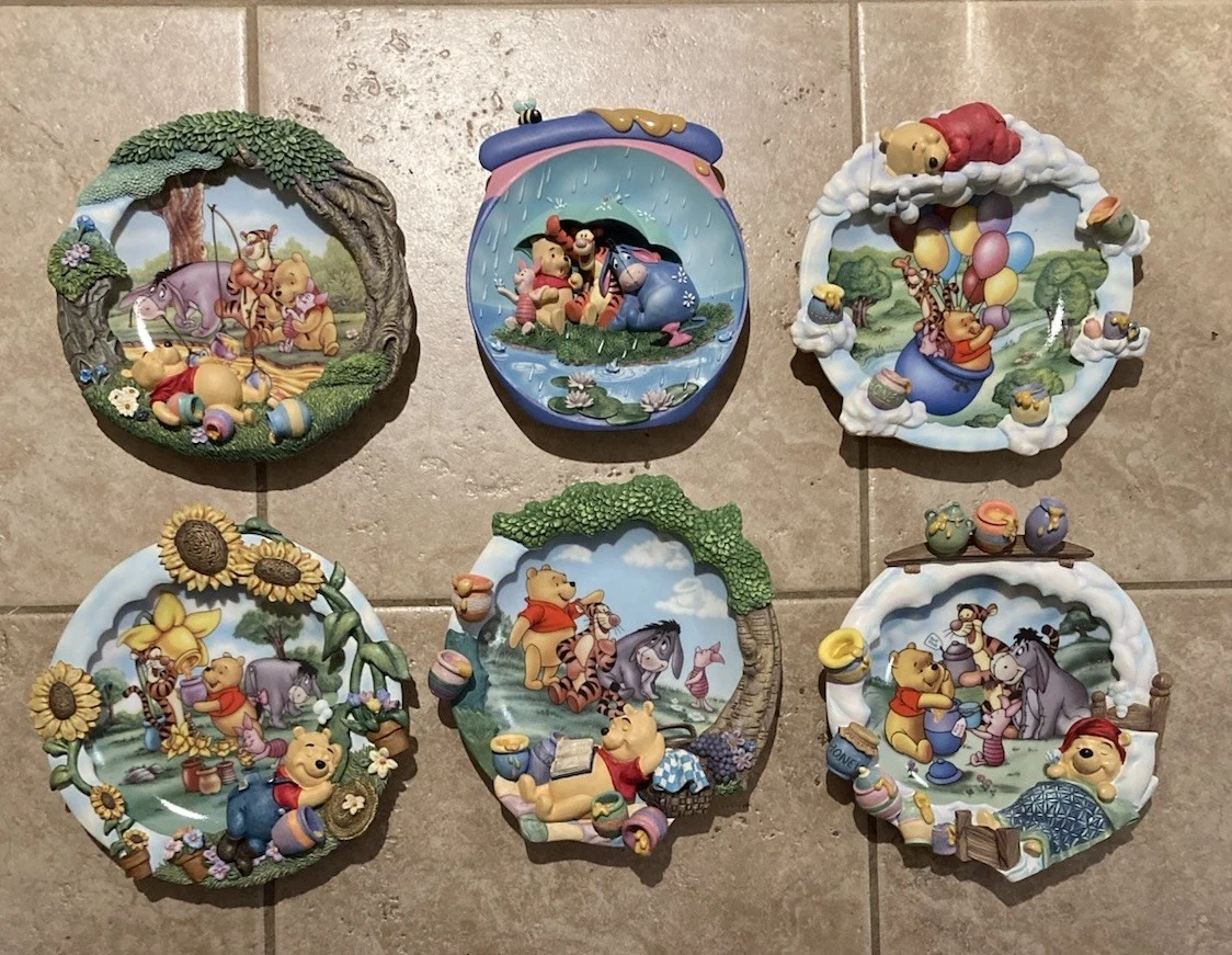 Preços baixos em Winnie the Pooh Pratos da Disney (1968 até o