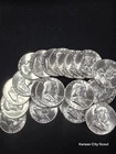 1963 Franklin Half Dollars Roll (20) Brilliant Uncirculated 90% Silver 11-D 8-P