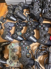 HUGE LOT of Various PlayStation Consoles and Controllers Parts Or Repair As-Is
