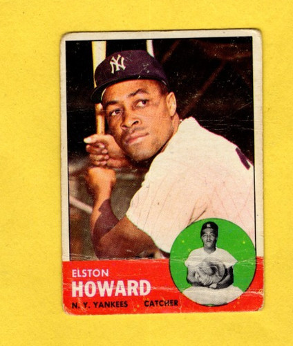 Elston Howard #60 1963 Topps card