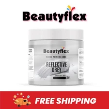 Reflective Grey - Screen Printing Plastisol Ink - Night Visibility Ink- 16 fl oz