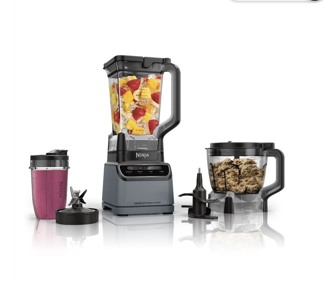 BRAND NEW NINJA GRAND KITCHEN SYSTEM 1200 WATT BLENDER W/4PRESET AUTO-IQ PROGRAM